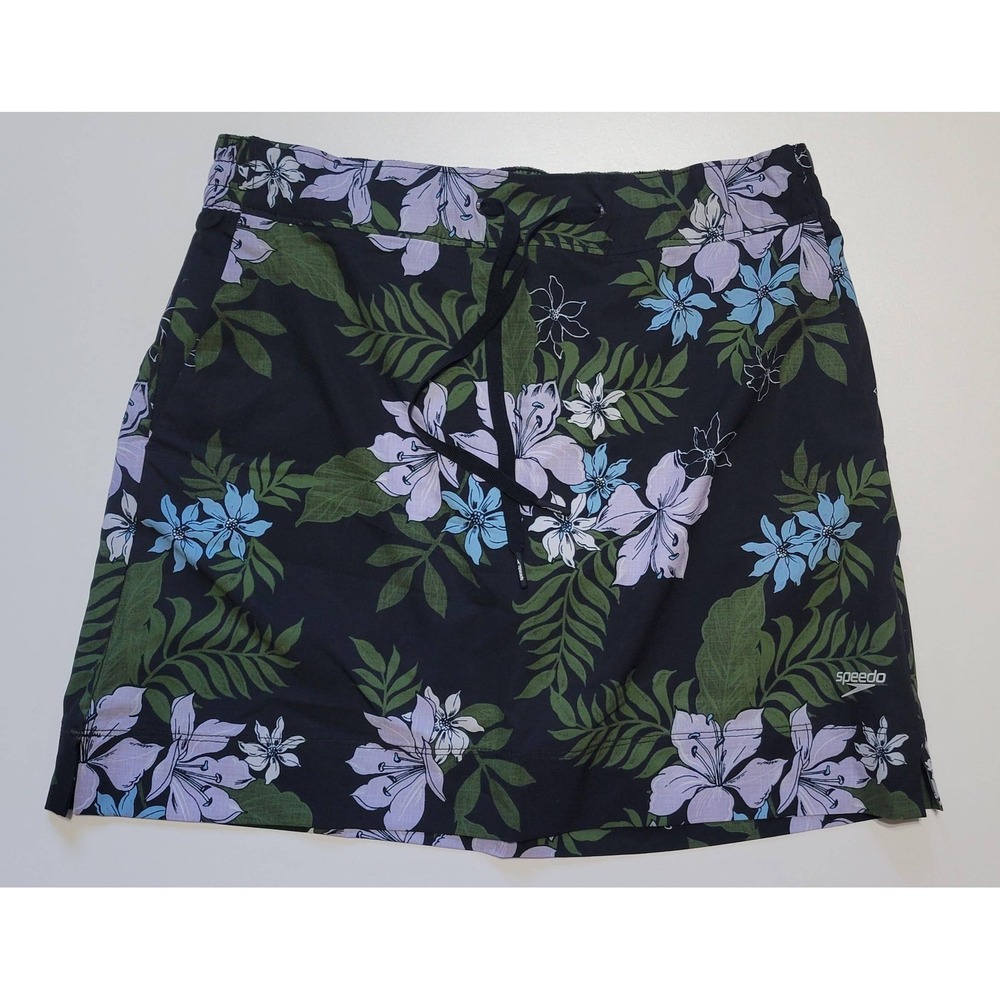 Speedo Drawstring Floral Skort